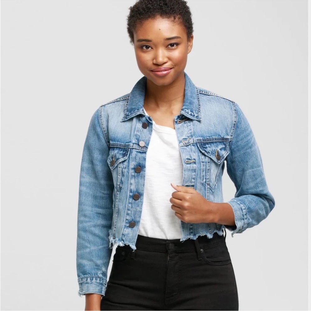 Able The Naibi Cropped Denim Jacket